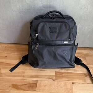 TUMI Alpha Bravo Knox Backpack – Black Ballistic Nylon – Tech & Travel-Ready